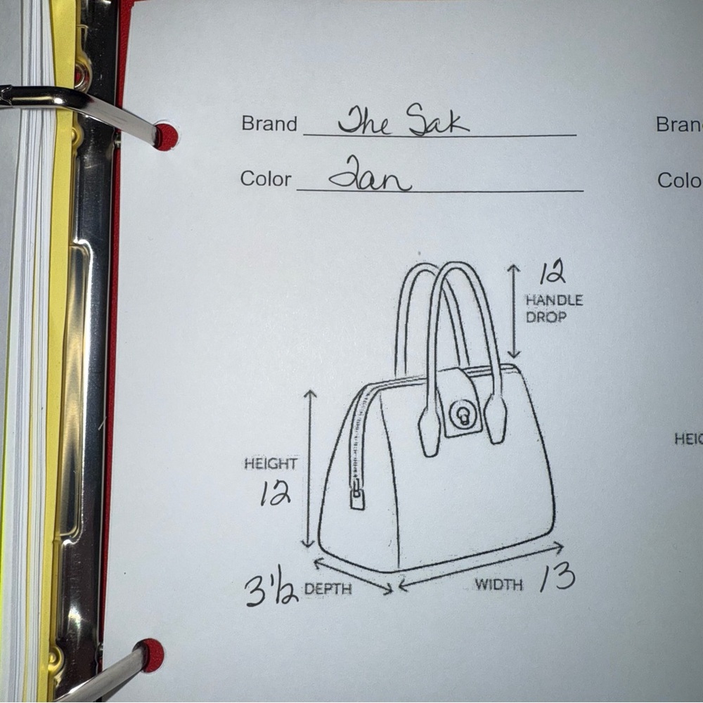 The Sak Cream Laser-Cut Floral Leather Shoulder Bag Tote Purse Large Everyday - Picture 10 of 10